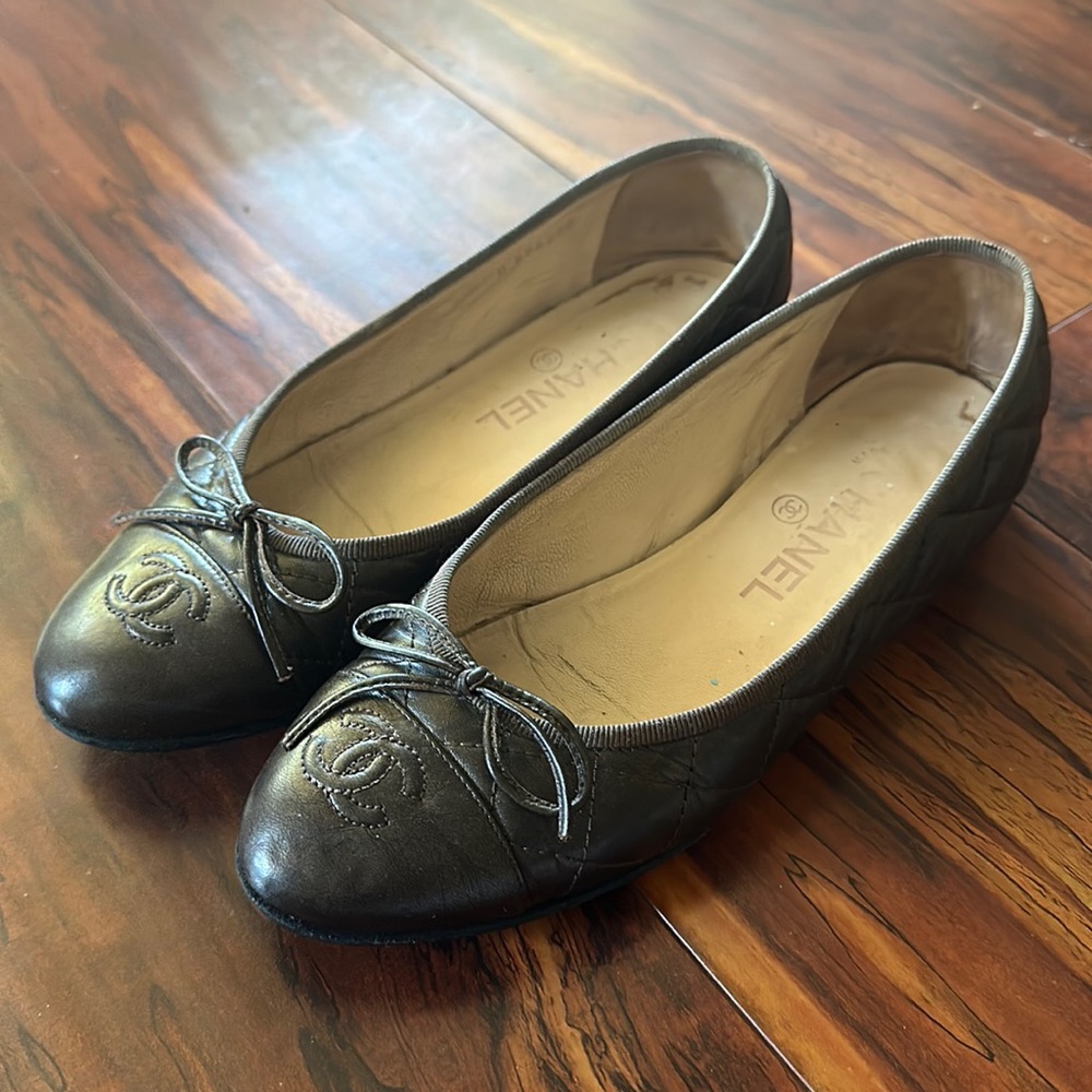 Chanel Flats - Dark Brown